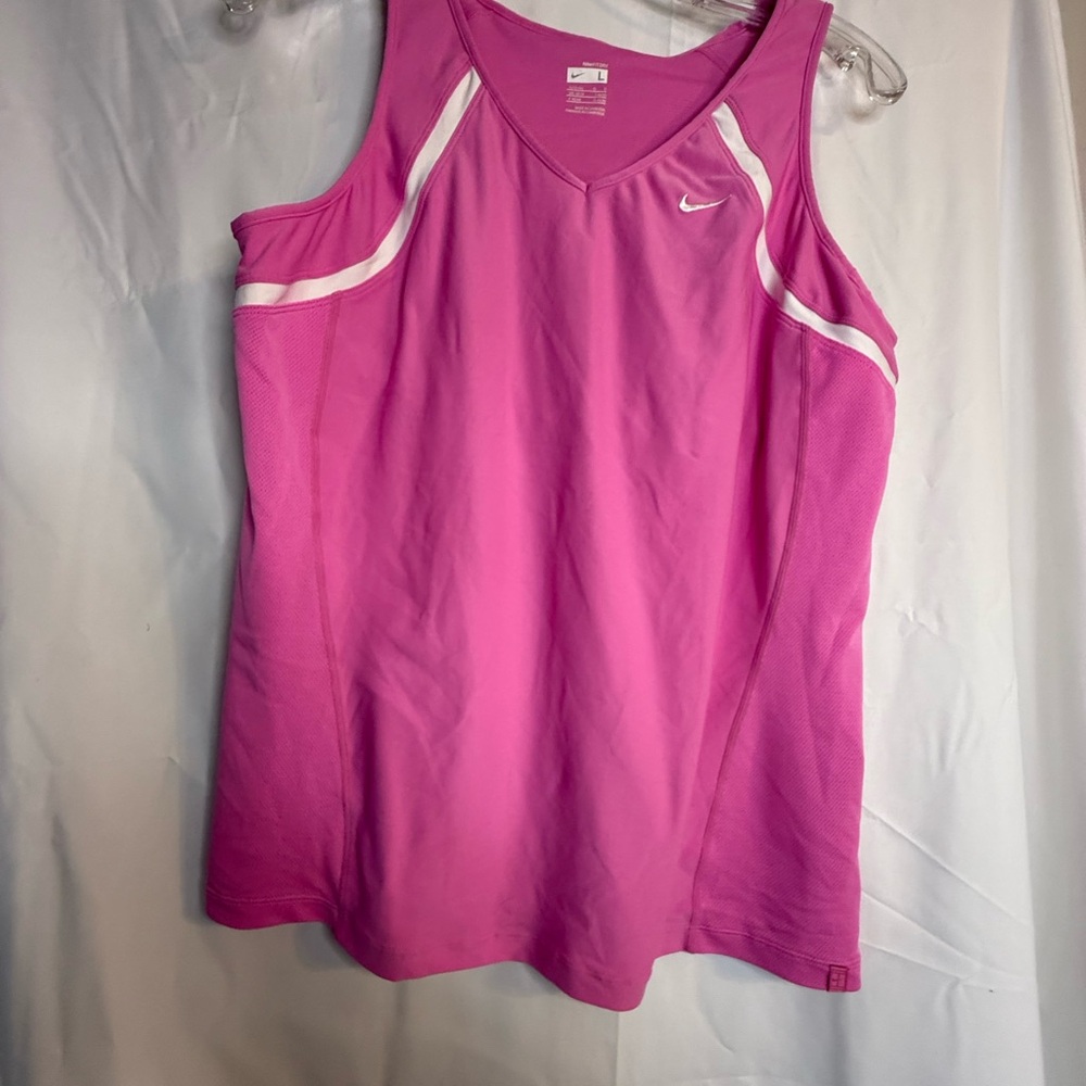 Nike Women's Fit Dry Tank Top Soze Large | Women’s Pink Tank Top Large